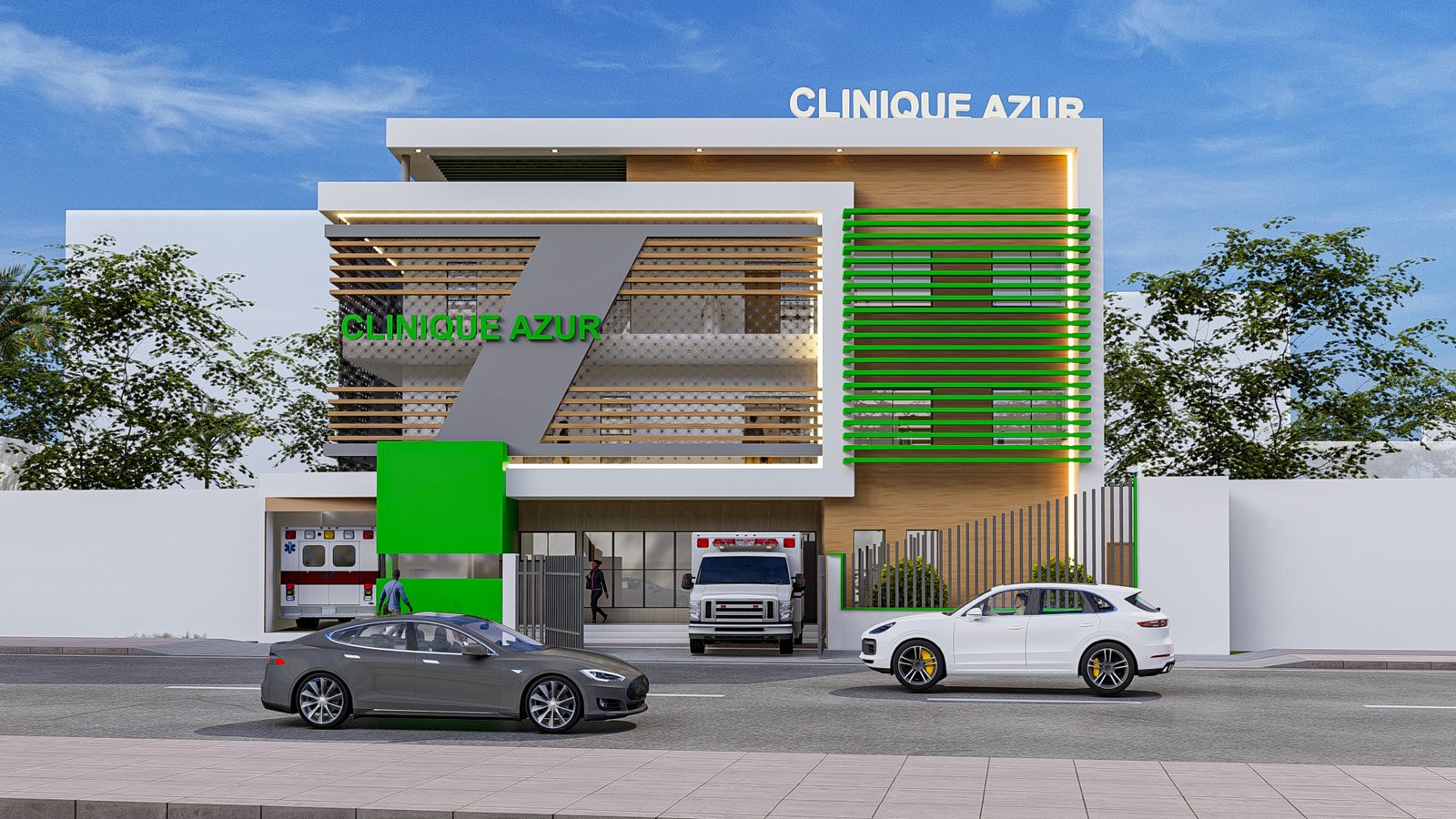 Piscine et terrasse - Villa N'Djamena